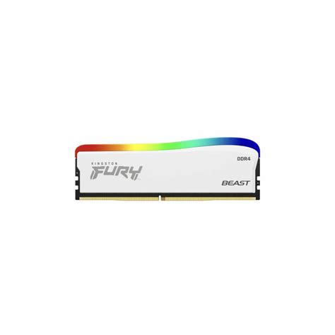 Kingston FURY Beast White RGB 16GB DDR4 PC4-25600 3200MHz RAM | Gplay.bg