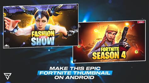 How To Make Fortnite Thumbnails Like Ninja On Android Gaming Thumbnail Kaise Banaen Youtube