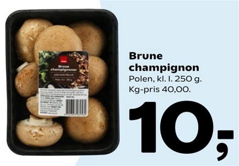 Brune Champignon G Tilbud Hos Coop