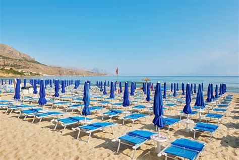 Spiaggia Playa Di Castellammare Del Golfo Spiaggia Di Sabbia Lidi Bimbi