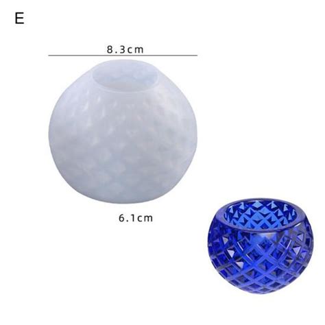 MOULE A MODELER E Moules De Moulage Polygonaux Pour Mini Pots De