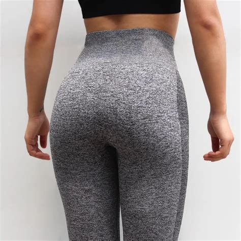 New Women Yoga Pants High Elastic Fitness Sport Leggings Tights Slim