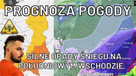 Opady śniegu Na południowym wschodzie intensywne Lokalnie wystąpią