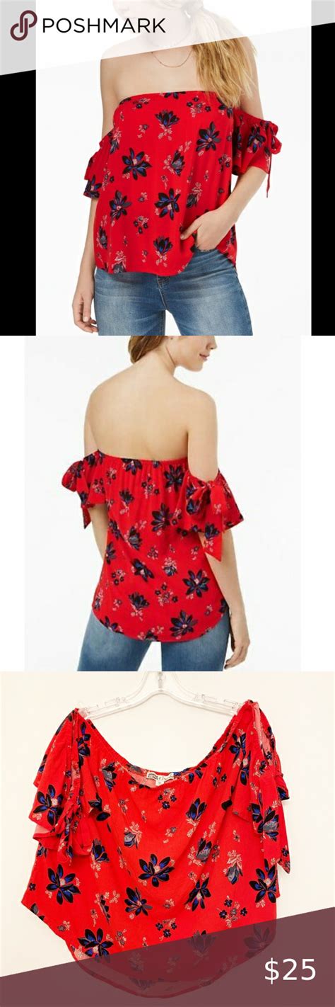 Nwt Gypsies And Moondust Floral Off Shoulder Top Nwt Gypsies And Moondust