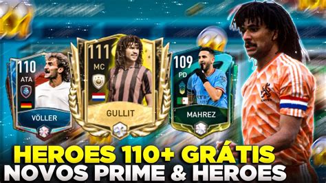 VÁRIOS 110 GRÁTIS NOVOS HERÓIS ÍCONES PRIME FIFA MOBILE 23