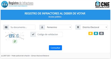 La Cámara Electoral alertó sobre un sitio falso para el pago de la