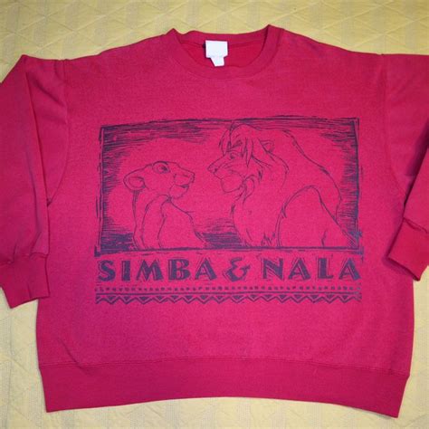 Disney Vintage Disneys The Lion King Sweatshirt Nala Simba Aladdin Grailed