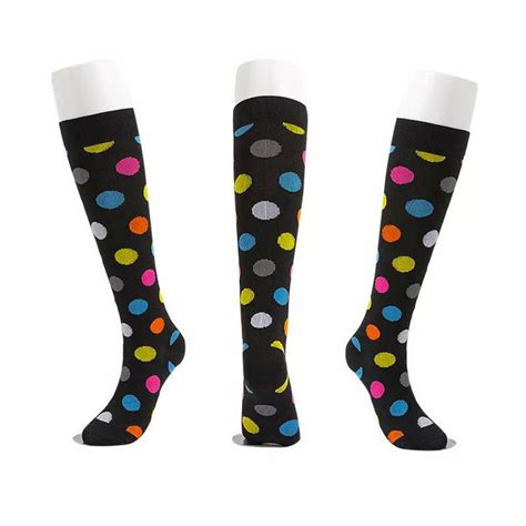 Large Polka Dot Knee High Socks Mad Socks Australia