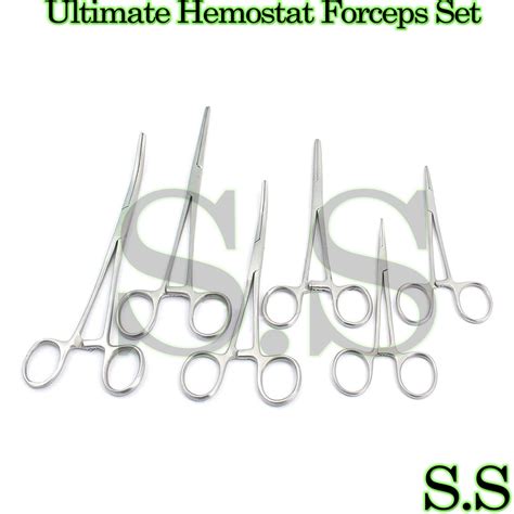 Ultimate Hemostat Set 8 6 25 5 6 Piece Ideal For Hobby Tools