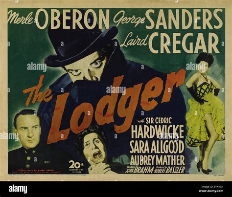 The Lodger - 1944 - Movie Poster Stock Photo - Alamy