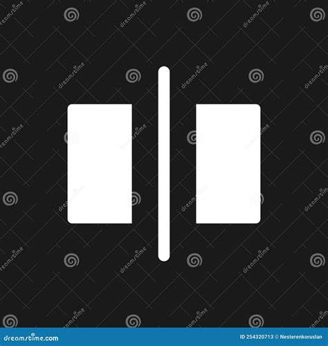 Transition Dark Mode Glyph Ui Icon Stock Vector Illustration Of