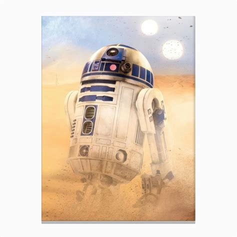 Star Wars R2d2 2 Canvas Print By Husom Mandala Fy