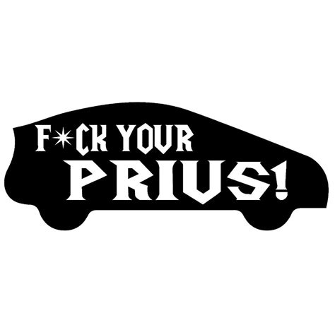 29.2CM*11.9CM F_ck Your Prius Funny Vinyl Decal Sticker Car Decals Car Stickers Accessories ...