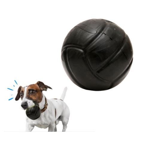 Bola Maciça Brinquedo para Cachorro Bolinha Lisa Dura Resistente Black