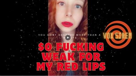 So Fucking Weak For My Red Lips Vox Siren Haylee Vox Siren Clips4sale