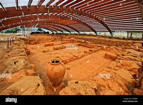 En El Sitio Arqueológico Palacio Minoico De Sarpidon De Malia