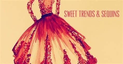 Sweet Trends And Sequins Fashion Illustration