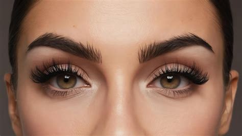 Premium Photo Female Eyes With Long Eyelashes