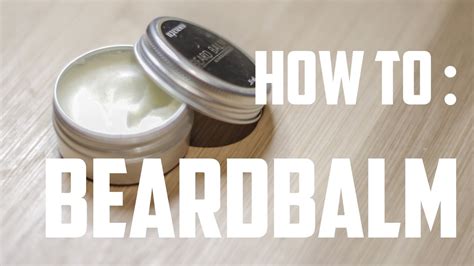 How To Useapply Beard Balm Youtube