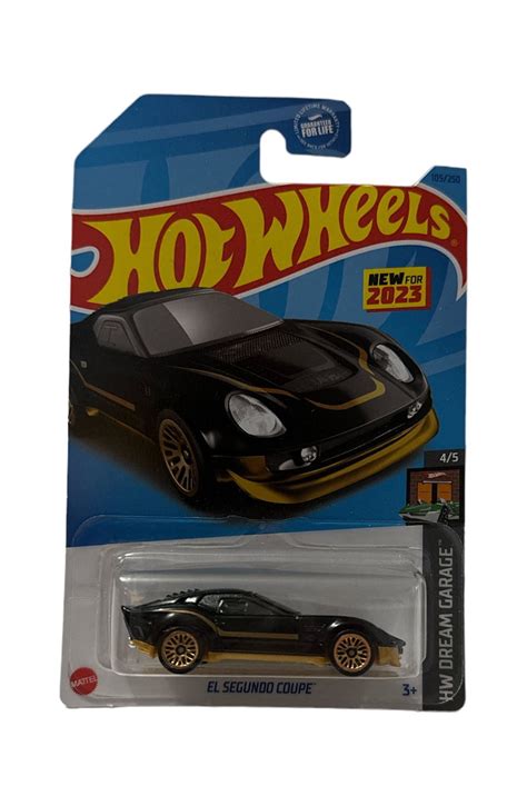 Hot Wheels 105 250 HW DREAM GARAGE 4 5 EL SEGUNDO COUPE Black