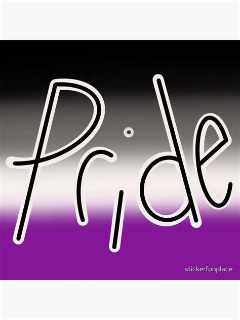 Asexual Pride Flag Sticker By Stickerfunplace Redbubble