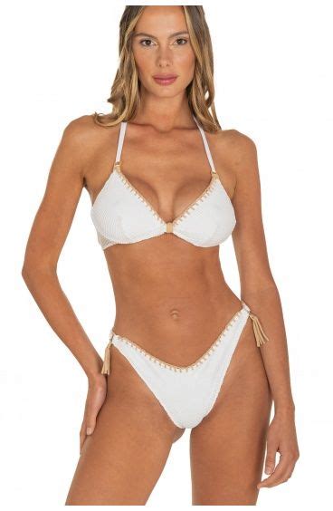 Balconette Bikini With Underwire Piquet Lurex and Crepon Lamé Palm