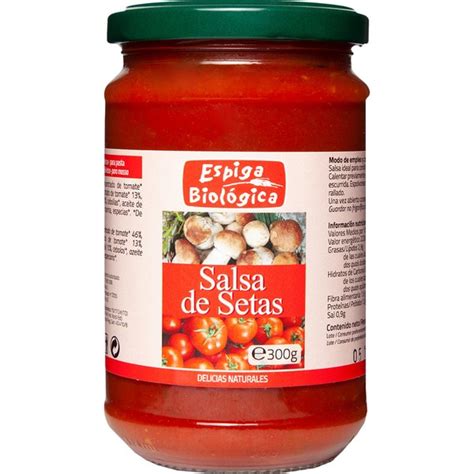 Comprar Salsa De Setas Frasco 300 G ESPIGA BIOLOGICA Supermercado