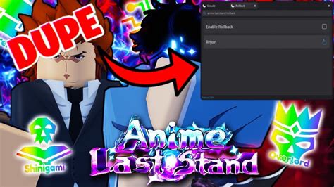 Solo Leveling UPD Anime Last Stand Script DUPE HACK ROLLBACK