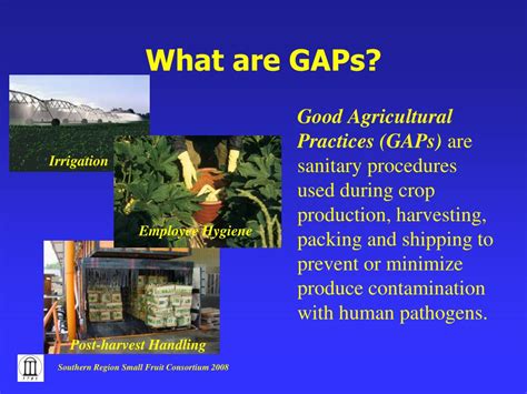 Ppt Good Agricultural Practices For Field And Packing Facility