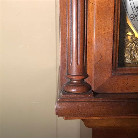 Lot 51f Vintage Colonial Grandfather Clock Model 1923