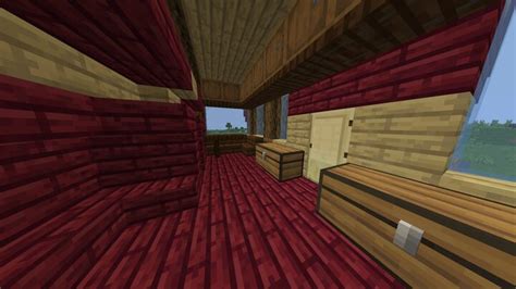 Three Story Crimson And Oak House Minecraft Map