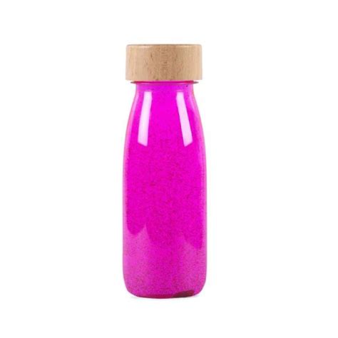 BOTELLA SENSORIAL ROSA FLOAT FLUORESCENTE PETIT BOUM Juegos Y