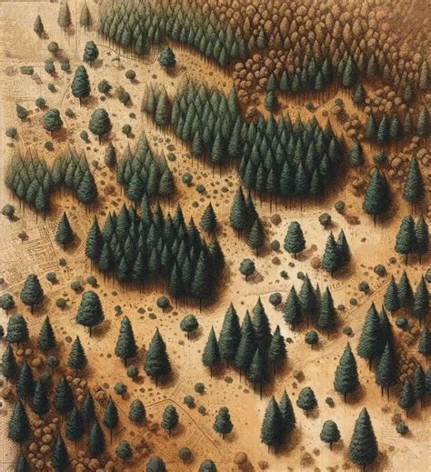 Forest - Sketch Appearance : r/VTTMapGenerator