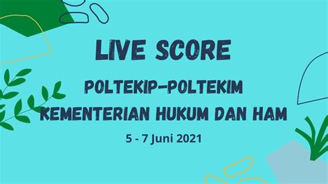 Tes Skd Poltekip Poltekim Kemenkumham Sesi 1 6 Juni 2021 Youtube