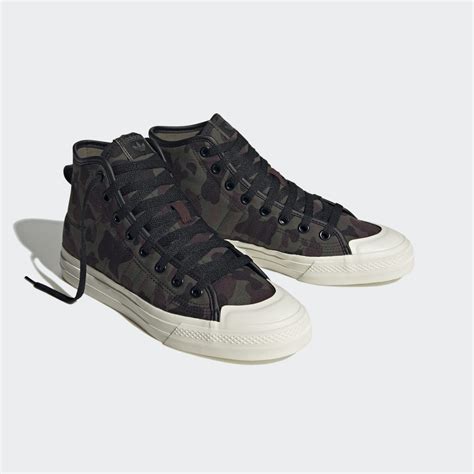 Adidas Nizza Hi Rf Shoes Green Adidas Il