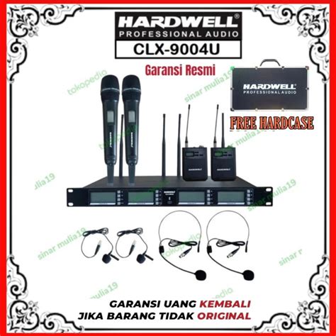 Jual Mic Wireless Hardwell Clx U Channel Dual Handle Clip On