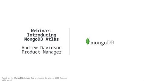 Pptx Introducing Mongodb Atlas Dokumen Tips