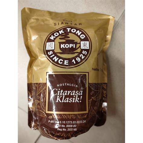 Jual KOPI KOK TONG PREMIUM NOSTALGIA CITARASA KLASIK 1KG Shopee Indonesia