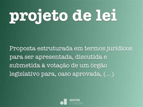 Como Um Projeto De Lei é Aprovado Dicas De Lei