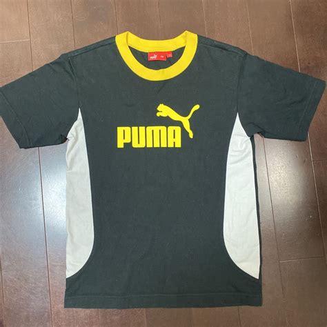 Puma プーマ 半袖tシャツ トップス キッズ 子供服 男の子 150 黒色 黄色150（145～154cm）｜売買されたオークション