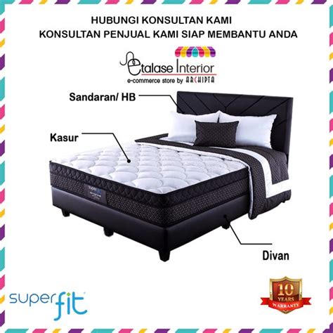 Jual Superfit By Comforta Kasur Neo Platinum Uk 90 100 120 160 180