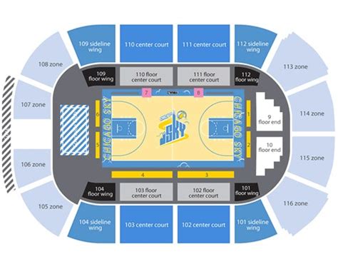 Allstate Arena Seating Chart