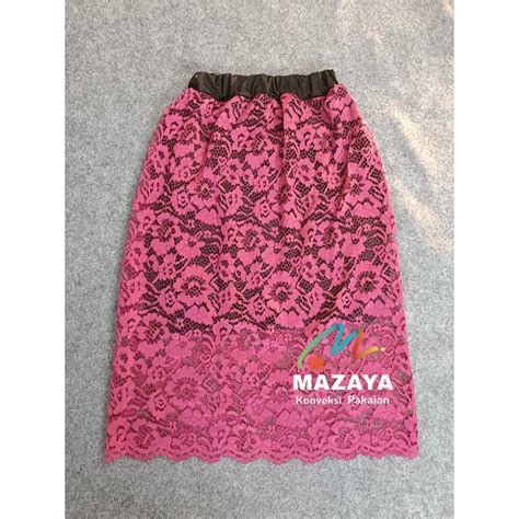 Jual Rok Burkat 7 8 Rok Wanita Rok Borkat Pendek Rok Brukat Wanita