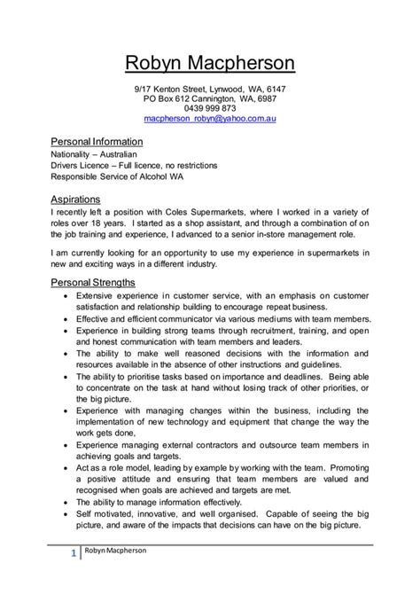 Robyn Macpherson Resume Pdf