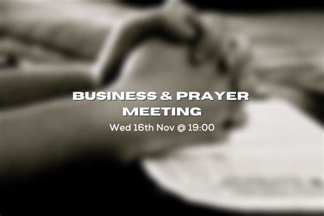 Business Meeting & Prayer Evening - Eastside Community Church