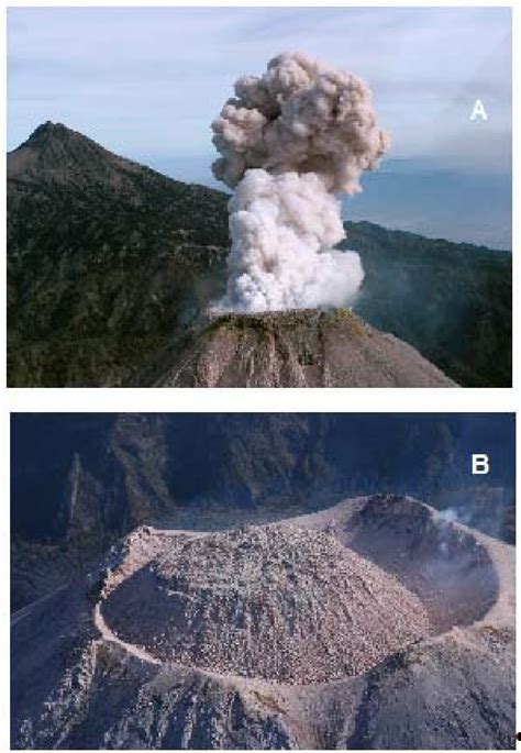 Examples Of The 2004 2012 Explosive A Vulcanian Explosion Of 8