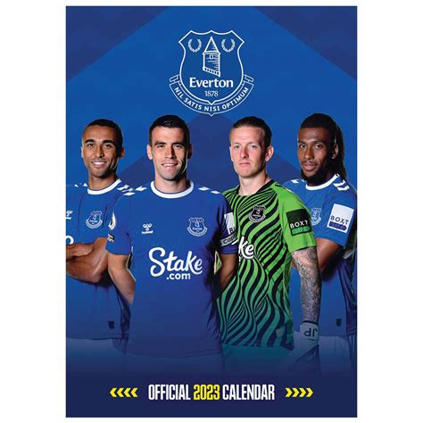 Everton FC A3 Calendar 2023 | Taylors Merchandise