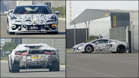 Lamborghini Huracan Successor Makes V Noises In Latest Spy Video