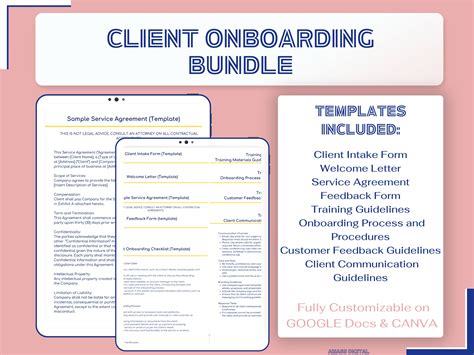 Client Onboarding Templates Bundle | Instant Download | Fully