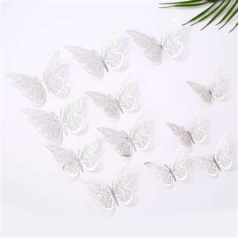 Amazon Pcs D Butterfly Wall Decor Butterfly Stickers With